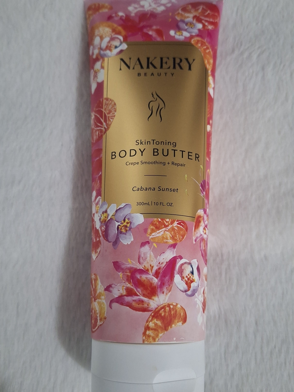 Nakery Beauty Cabana Sunset Body Butter — Pink Hydrating Skin Toning Cream
